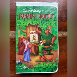 Walt Disney Classic Rare BLACK DIAMOND EDITION Robin Hood VHS